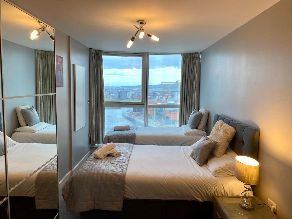 Titanic And Sea View Belfast 2 Bedroom Apartment City Centre المظهر الخارجي الصورة