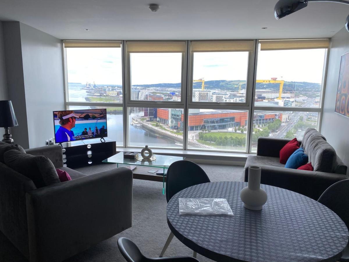 Titanic And Sea View Belfast 2 Bedroom Apartment City Centre المظهر الخارجي الصورة